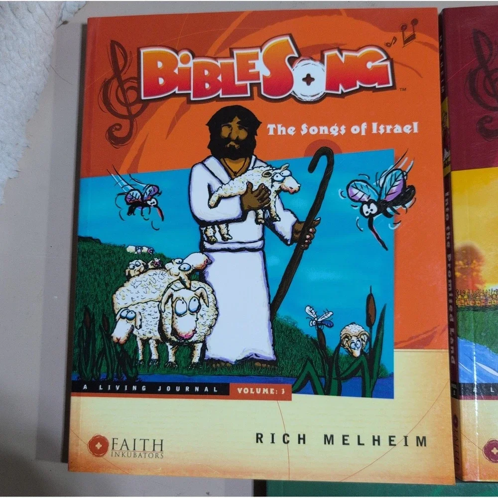 Lot Of 3 BibleSong A Living Journal Volume 2 3 6 by Rich Melheim